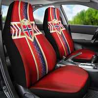 Norway National Football Car Seat Cover Vikings Heritage Sporty Style - Wonder Print Shop