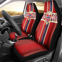 Norway National Football Car Seat Cover Vikings Heritage Sporty Style - Wonder Print Shop