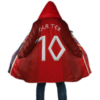 Custom Norway National Football Cloak Vikings Heritage Sporty Style - Wonder Print Shop