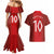 Custom Norway National Football Couples Matching Mermaid Dress and Hawaiian Shirt Vikings Heritage Sporty Style - Wonder Print Shop