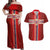 Custom Norway National Football Couples Matching Off Shoulder Maxi Dress and Hawaiian Shirt Vikings Heritage Sporty Style - Wonder Print Shop