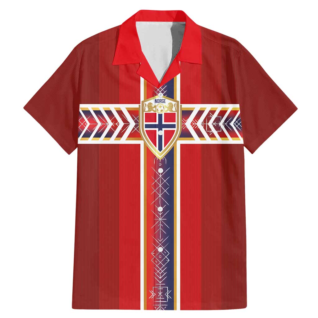 Custom Norway National Football Family Matching Mermaid Dress and Hawaiian Shirt Vikings Heritage Sporty Style - Wonder Print Shop