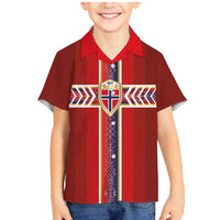 Custom Norway National Football Family Matching Mermaid Dress and Hawaiian Shirt Vikings Heritage Sporty Style - Wonder Print Shop