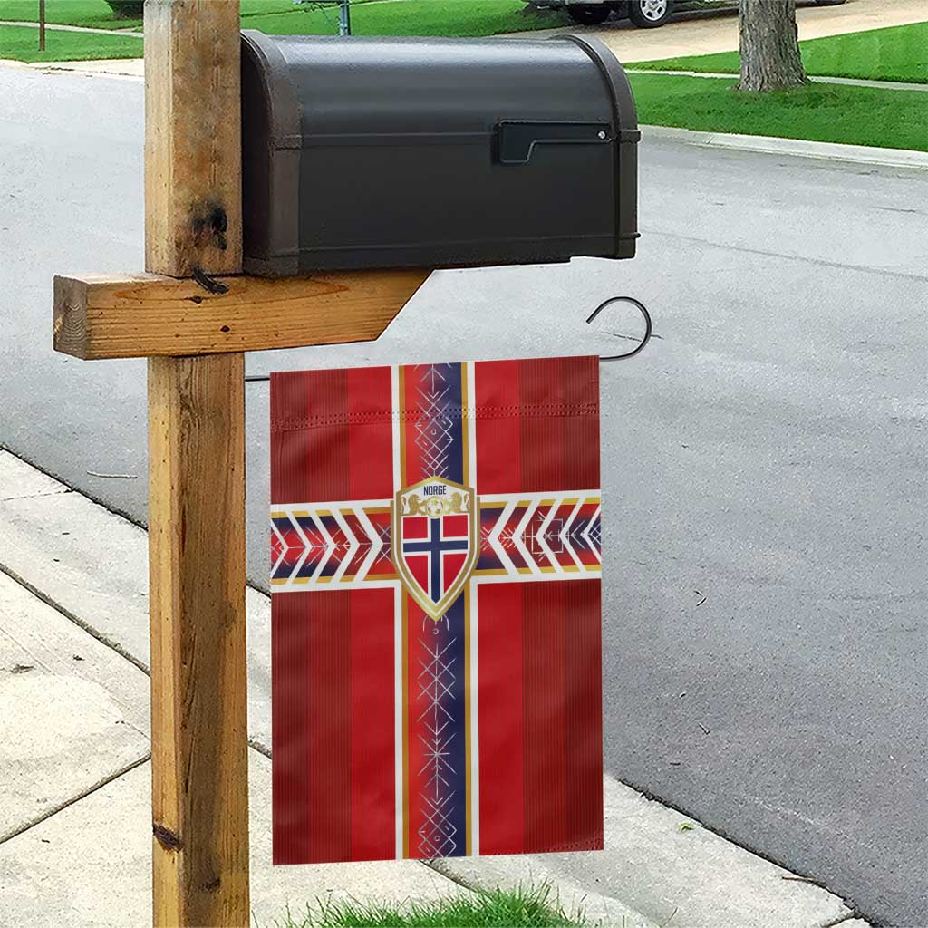 Norway National Football Garden Flag Vikings Heritage Sporty Style - Wonder Print Shop