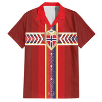 Custom Norway National Football Hawaiian Shirt Vikings Heritage Sporty Style - Wonder Print Shop