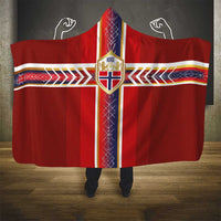 Norway National Football Hooded Blanket Vikings Heritage Sporty Style - Wonder Print Shop