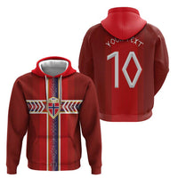 Custom Norway National Football Hoodie Vikings Heritage Sporty Style - Wonder Print Shop