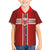 Custom Norway National Football Kid Hawaiian Shirt Vikings Heritage Sporty Style - Wonder Print Shop