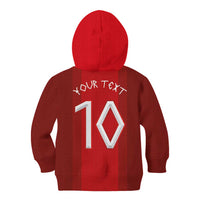 Custom Norway National Football Kid Hoodie Vikings Heritage Sporty Style - Wonder Print Shop