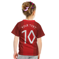 Custom Norway National Football Kid T Shirt Vikings Heritage Sporty Style - Wonder Print Shop