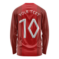 Custom Norway National Football Long Sleeve Shirt Vikings Heritage Sporty Style - Wonder Print Shop