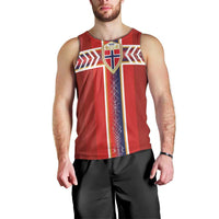 Custom Norway National Football Men Tank Top Vikings Heritage Sporty Style - Wonder Print Shop