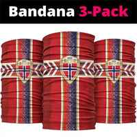 Norway National Football Neck Gaiter Vikings Heritage Sporty Style - Wonder Print Shop