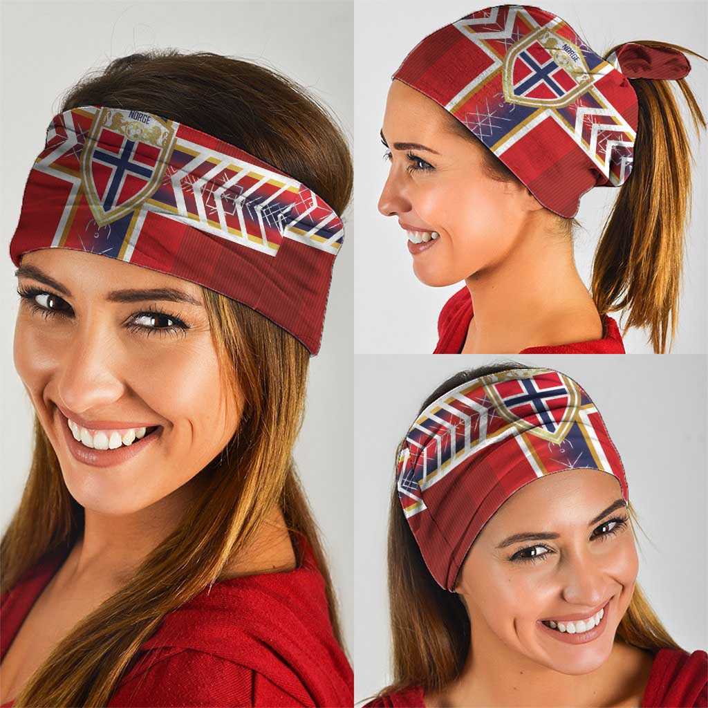 Norway National Football Neck Gaiter Vikings Heritage Sporty Style - Wonder Print Shop