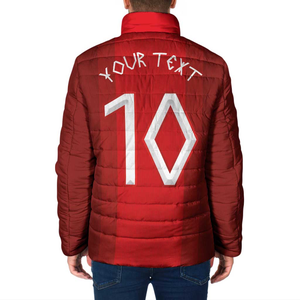 Custom Norway National Football Padded Jacket Vikings Heritage Sporty Style - Wonder Print Shop