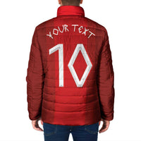 Custom Norway National Football Padded Jacket Vikings Heritage Sporty Style - Wonder Print Shop