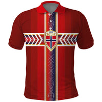 Custom Norway National Football Polo Shirt Vikings Heritage Sporty Style - Wonder Print Shop