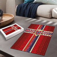 Norway National Football Puzzle Vikings Heritage Sporty Style - Wonder Print Shop
