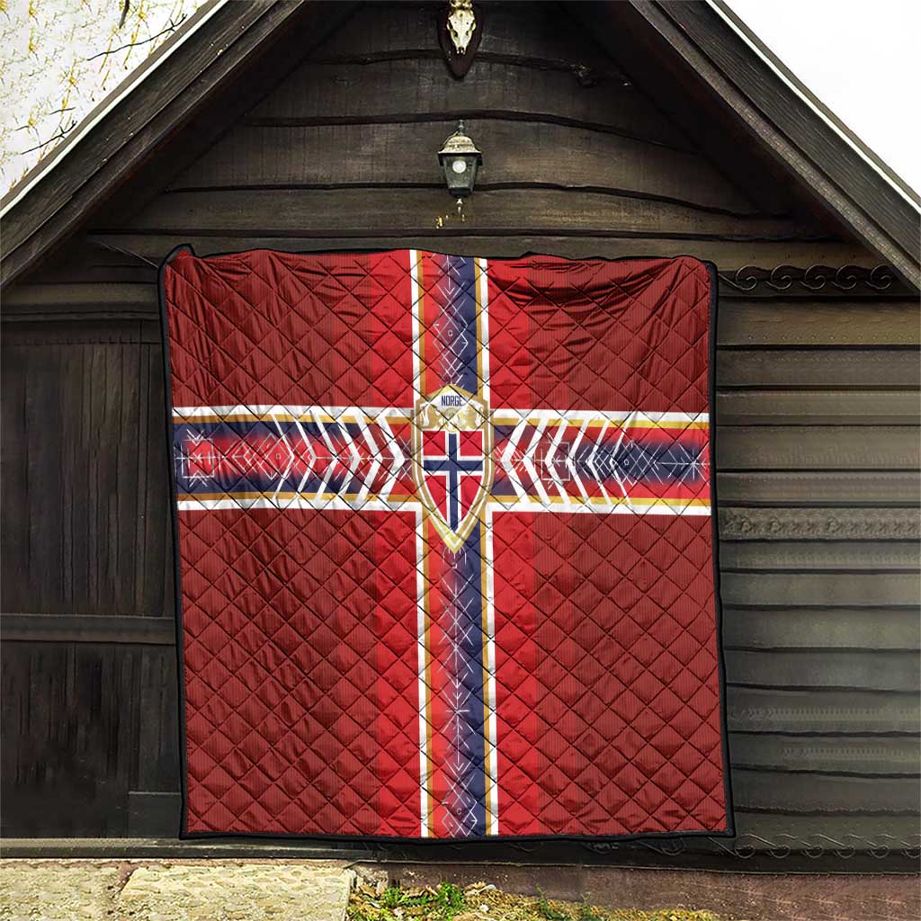 Norway National Football Quilt Vikings Heritage Sporty Style - Wonder Print Shop