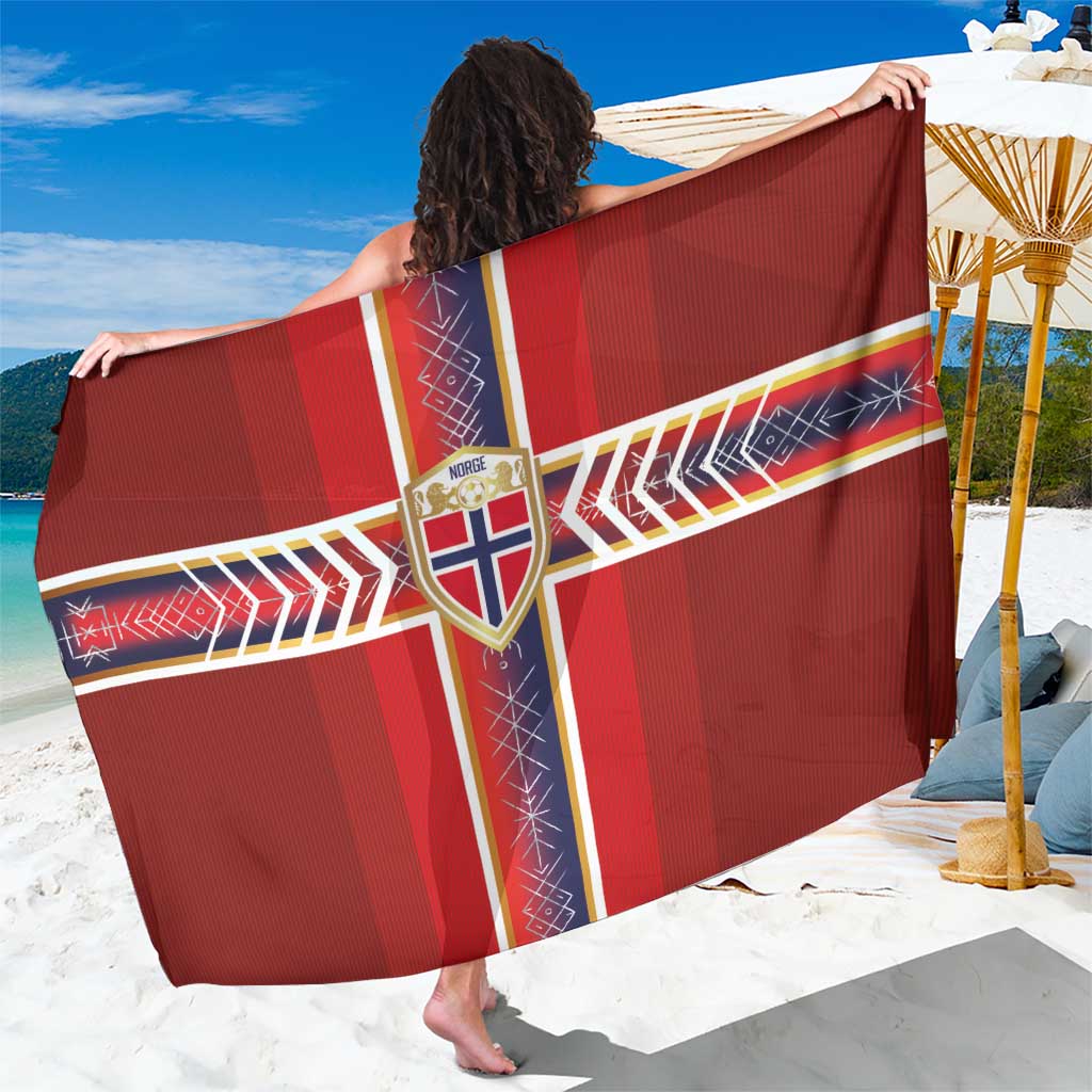 Norway National Football Sarong Vikings Heritage Sporty Style - Wonder Print Shop