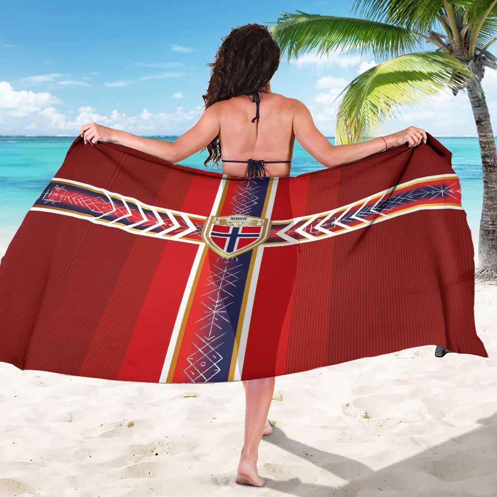 Norway National Football Sarong Vikings Heritage Sporty Style - Wonder Print Shop