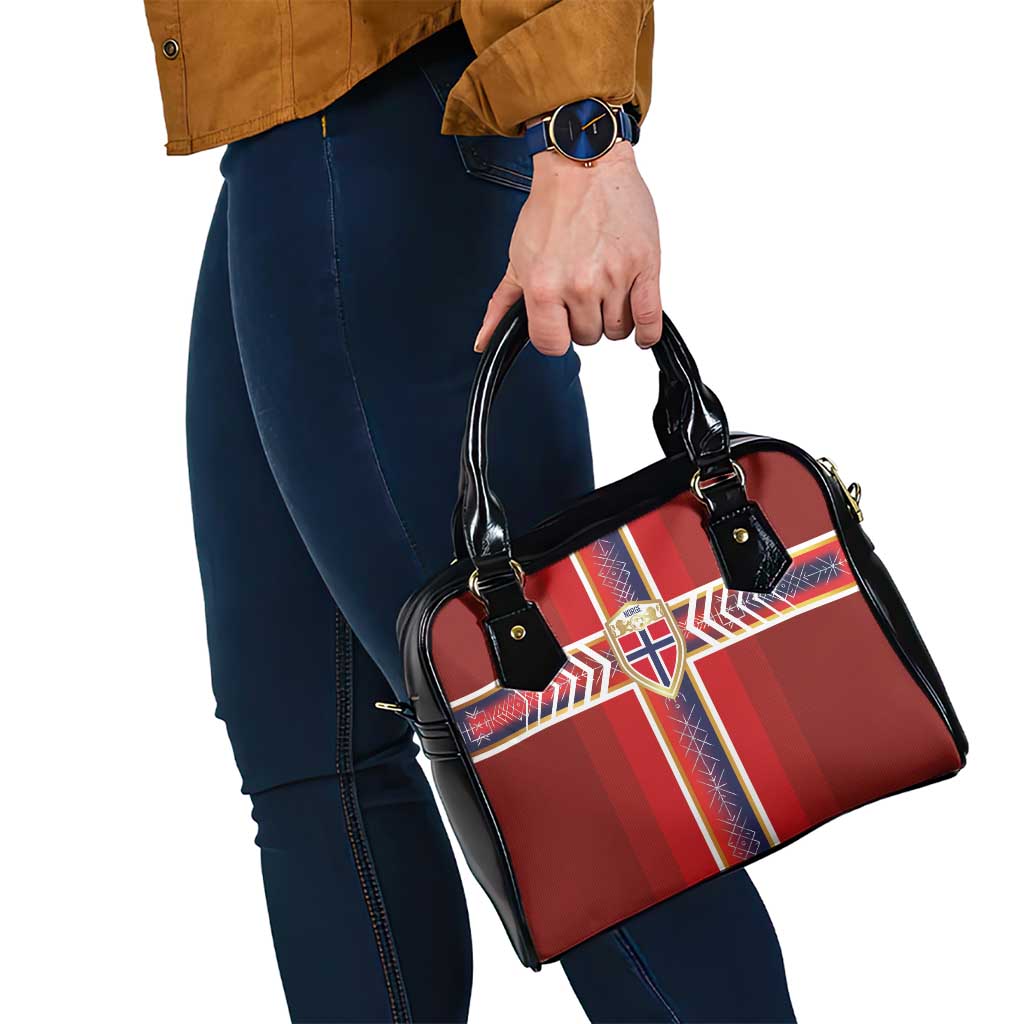 Norway National Football Shoulder Handbag Vikings Heritage Sporty Style - Wonder Print Shop