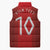 Custom Norway National Football Sleeveless Puffer Jacket Vikings Heritage Sporty Style - Wonder Print Shop