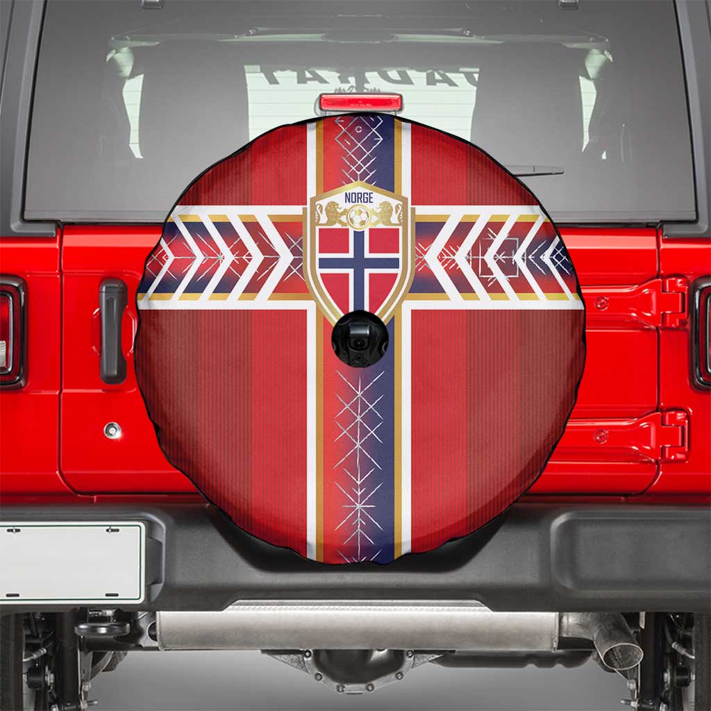 Norway National Football Spare Tire Cover Vikings Heritage Sporty Style - Wonder Print Shop