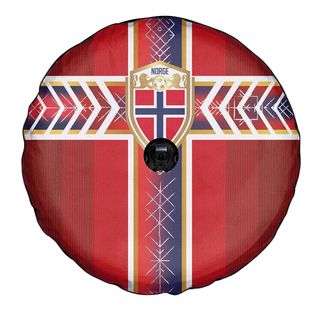Norway National Football Spare Tire Cover Vikings Heritage Sporty Style - Wonder Print Shop