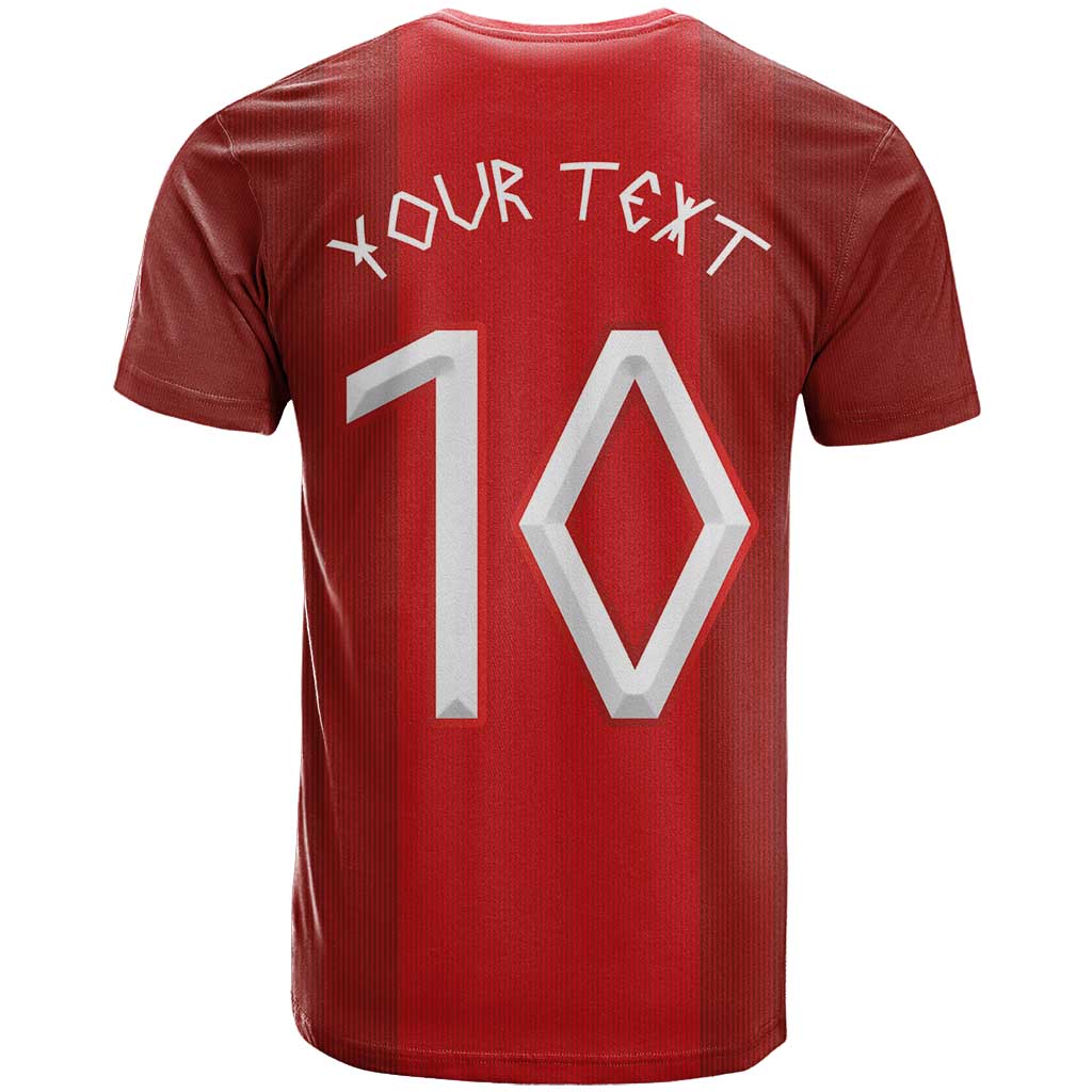 Custom Norway National Football T Shirt Vikings Heritage Sporty Style - Wonder Print Shop