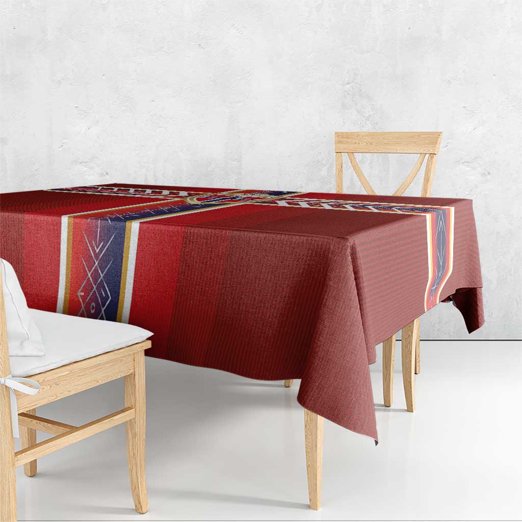 Norway National Football Tablecloth Vikings Heritage Sporty Style - Wonder Print Shop