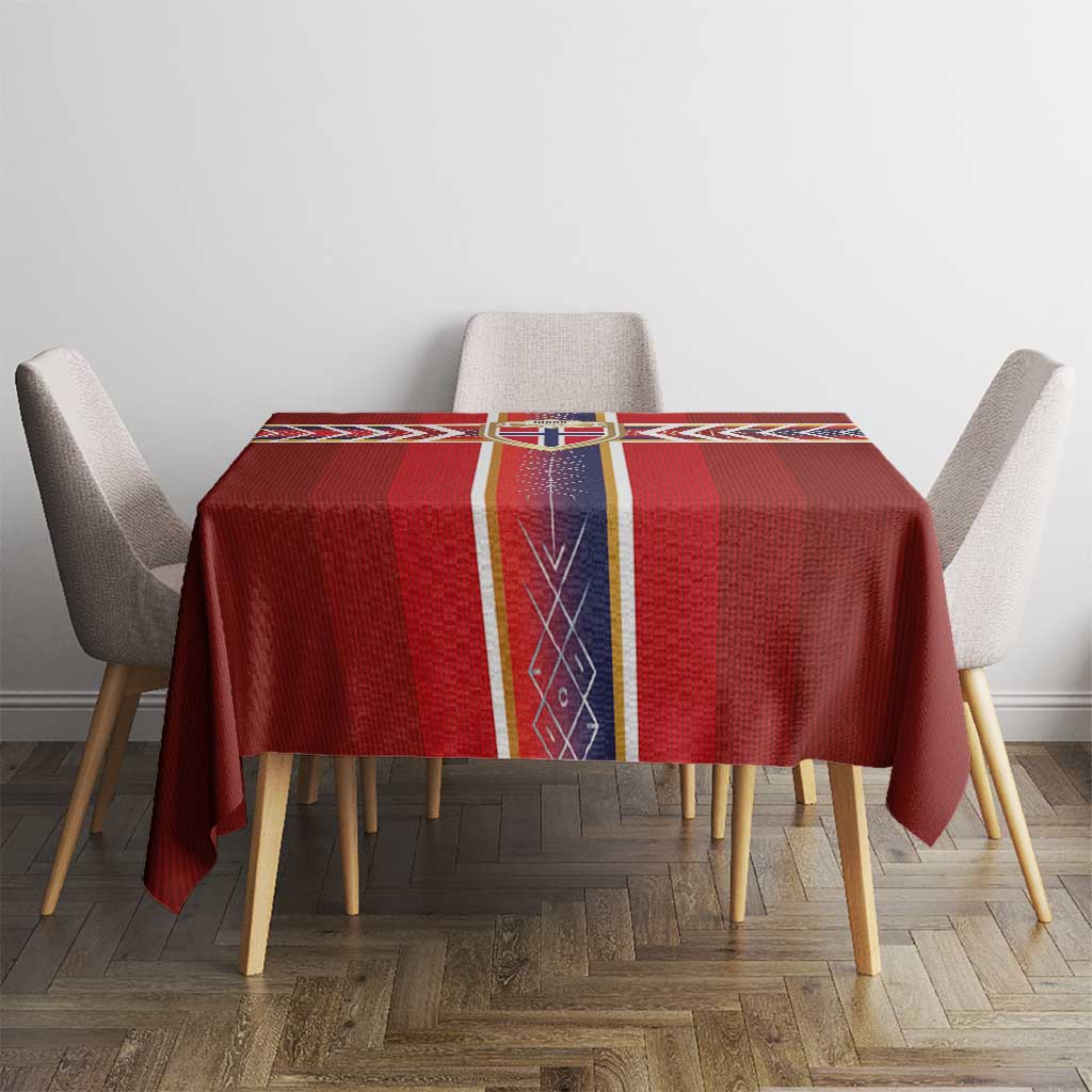 Norway National Football Tablecloth Vikings Heritage Sporty Style - Wonder Print Shop