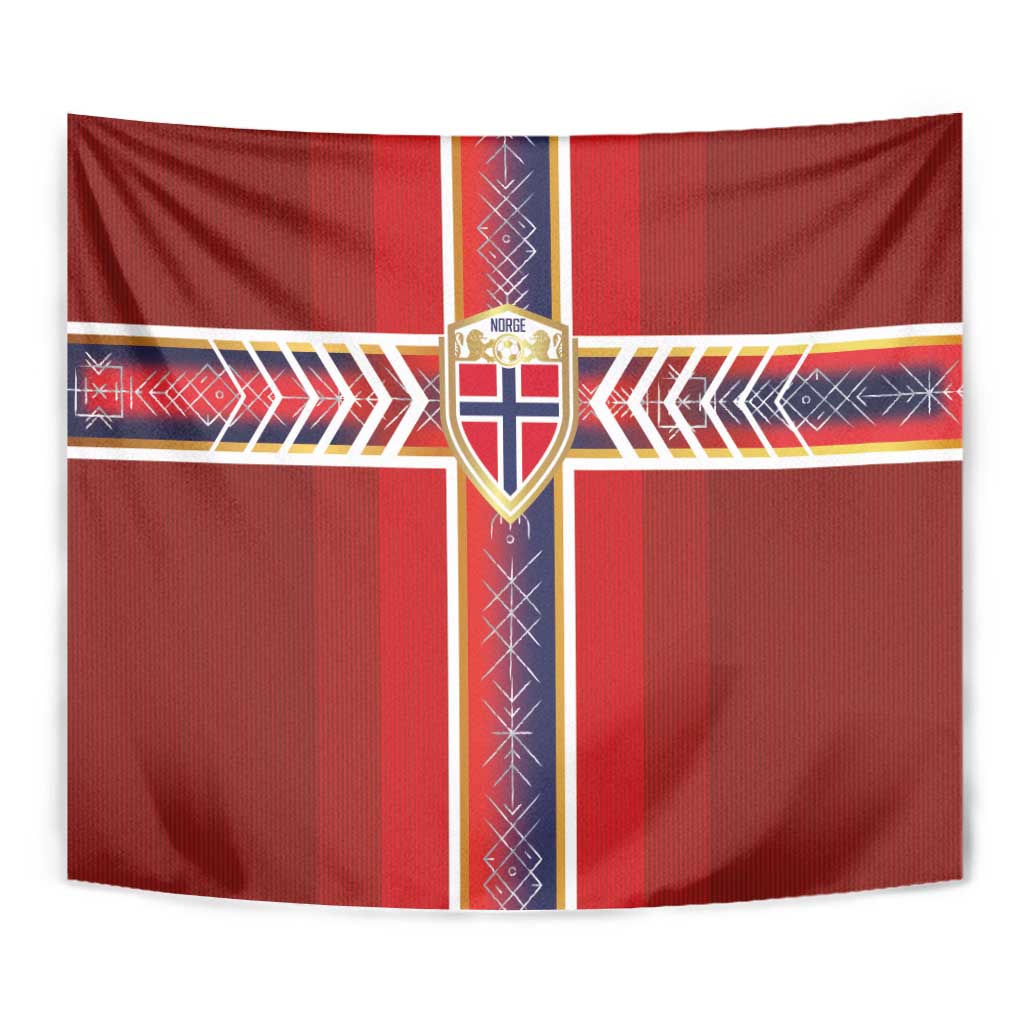 Norway National Football Tapestry Vikings Heritage Sporty Style - Wonder Print Shop
