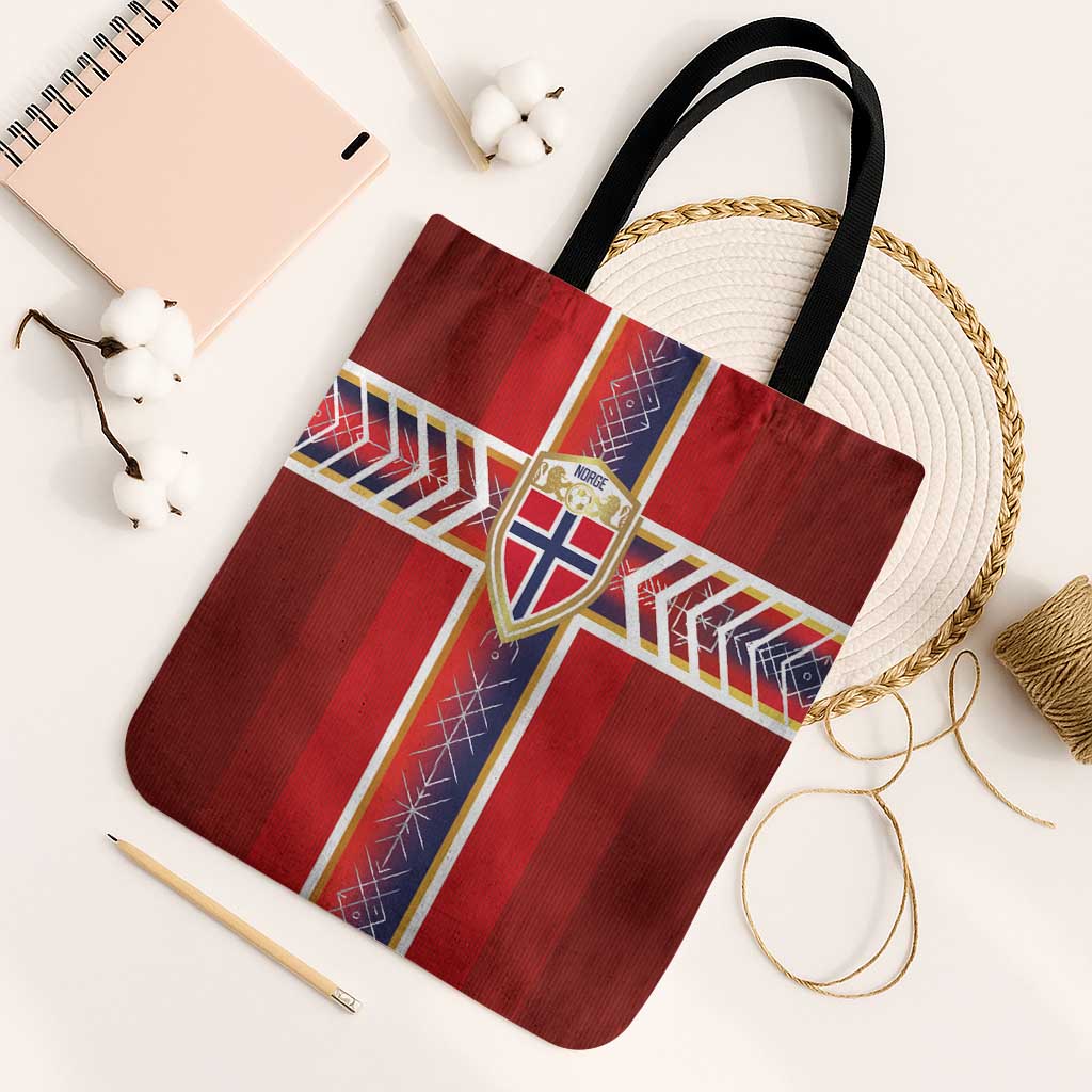 Norway National Football Tote Bag Vikings Heritage Sporty Style - Wonder Print Shop