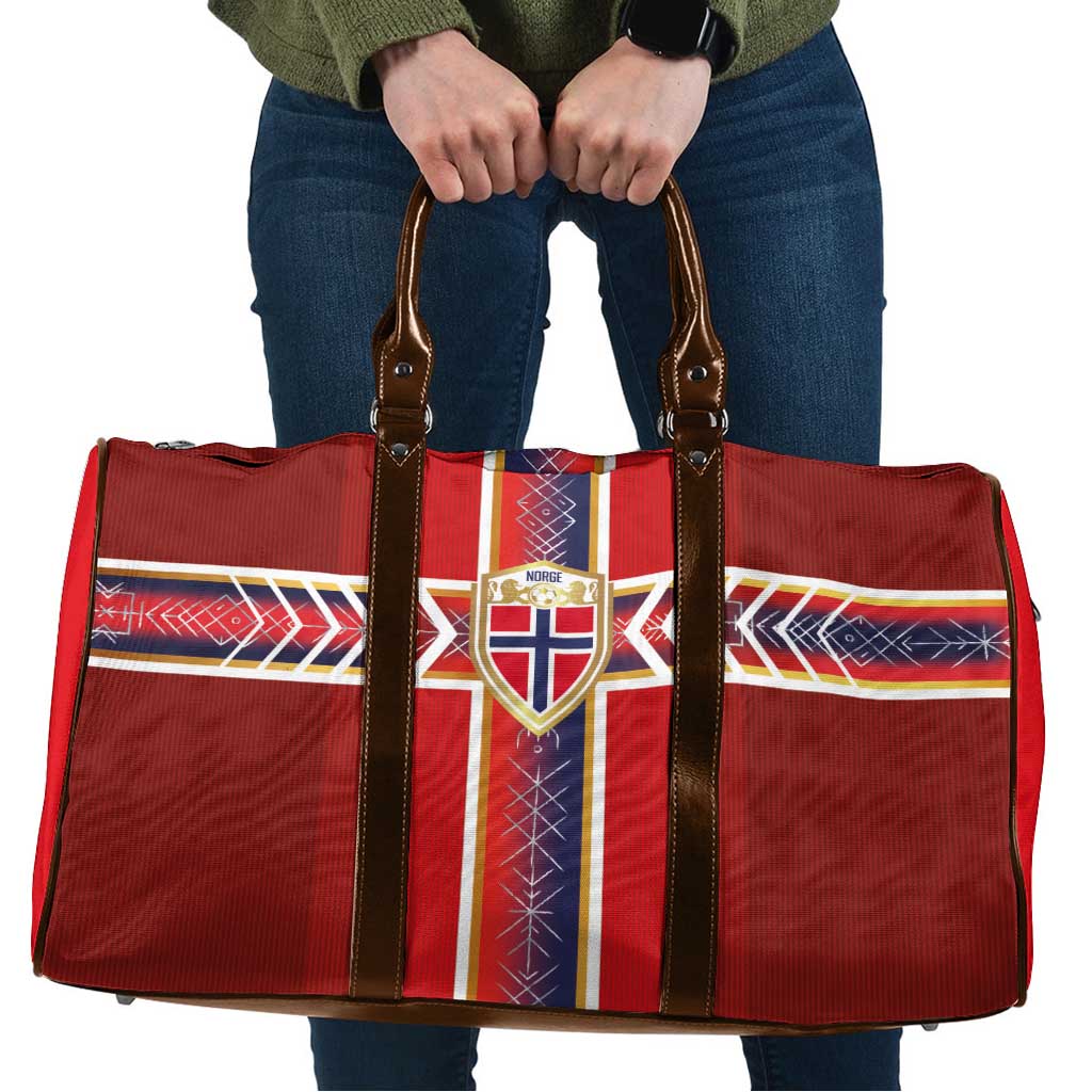 Norway National Football Travel Bag Vikings Heritage Sporty Style - Wonder Print Shop