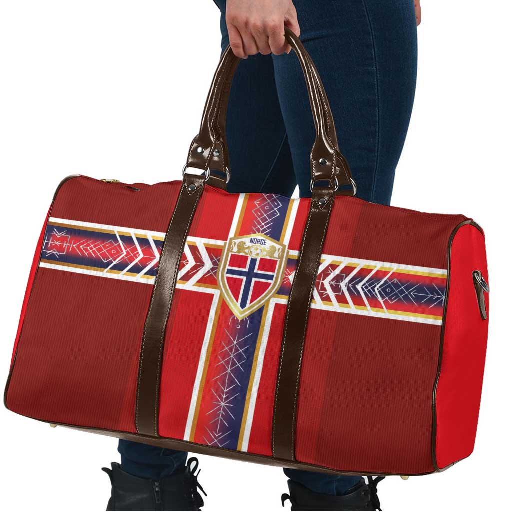 Norway National Football Travel Bag Vikings Heritage Sporty Style - Wonder Print Shop