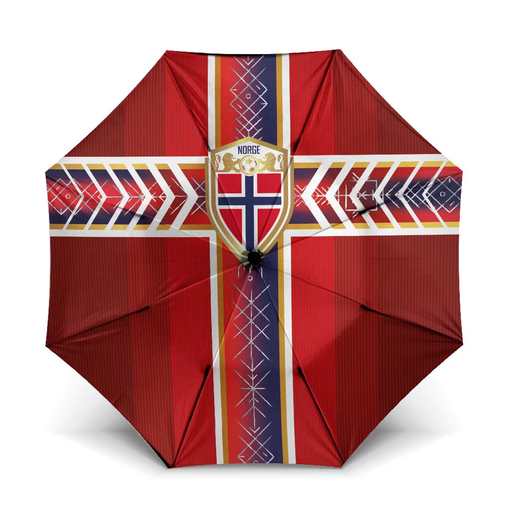 Norway National Football Umbrella Vikings Heritage Sporty Style - Wonder Print Shop