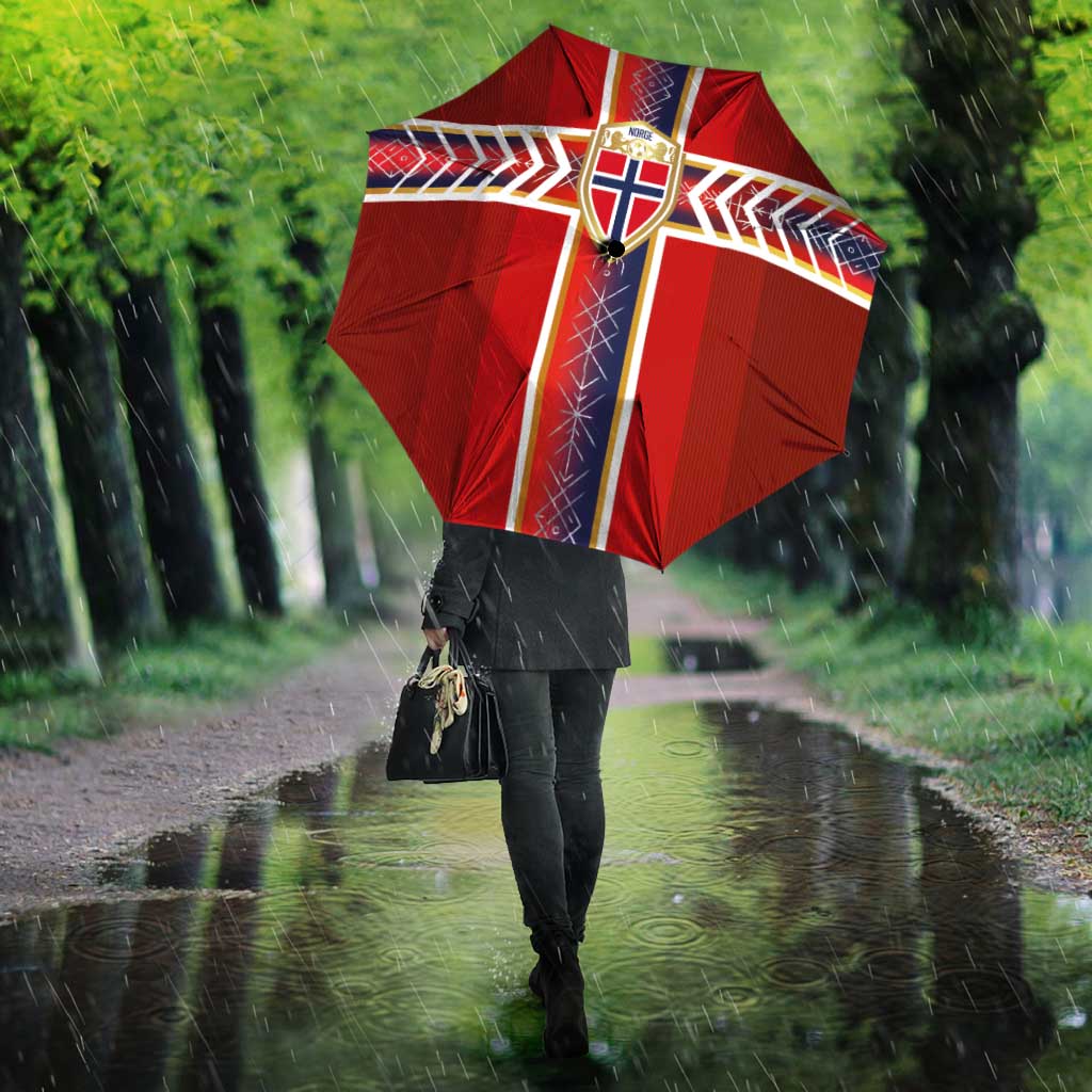 Norway National Football Umbrella Vikings Heritage Sporty Style - Wonder Print Shop
