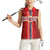 Custom Norway National Football Women Sleeveless Polo Shirt Vikings Heritage Sporty Style - Wonder Print Shop