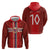 Custom Norway National Football Zip Hoodie Vikings Heritage Sporty Style - Wonder Print Shop