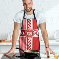 Denmark National Football Apron The Red and Whites Sporty Style - Wonder Print Shop