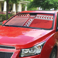 Denmark National Football Auto Sun Shade The Red and Whites Sporty Style - Wonder Print Shop