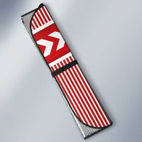 Denmark National Football Auto Sun Shade The Red and Whites Sporty Style - Wonder Print Shop