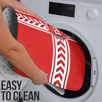 Denmark National Football Bathroom Set The Red and Whites Sporty Style - Wonder Print Shop