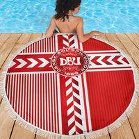 Denmark National Football Beach Blanket The Red and Whites Sporty Style - Wonder Print Shop