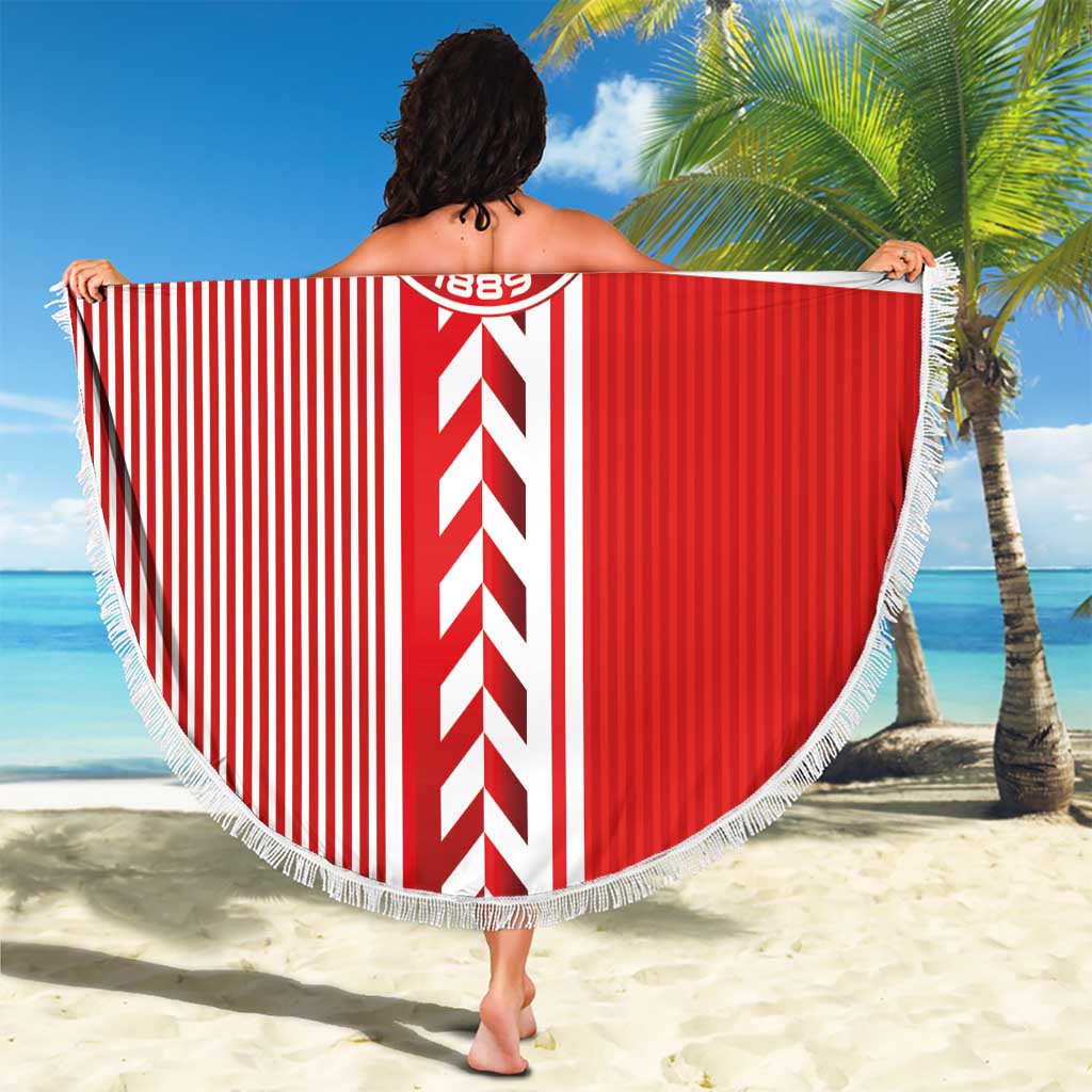 Denmark National Football Beach Blanket The Red and Whites Sporty Style - Wonder Print Shop