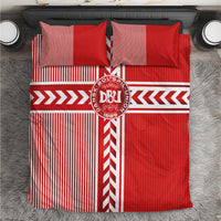Denmark National Football Bedding Set The Red and Whites Sporty Style - Wonder Print Shop