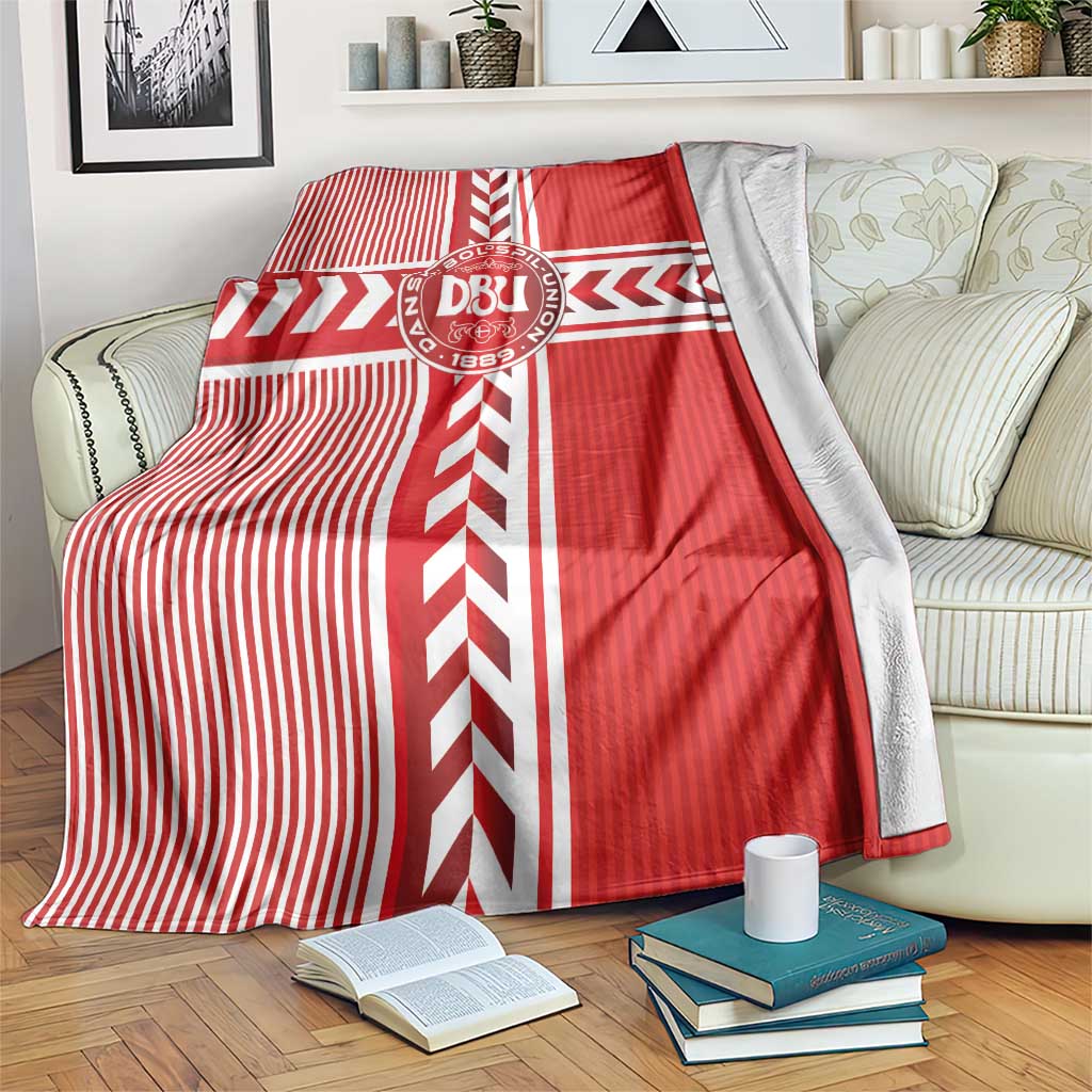 Denmark National Football Blanket The Red and Whites Sporty Style - Wonder Print Shop