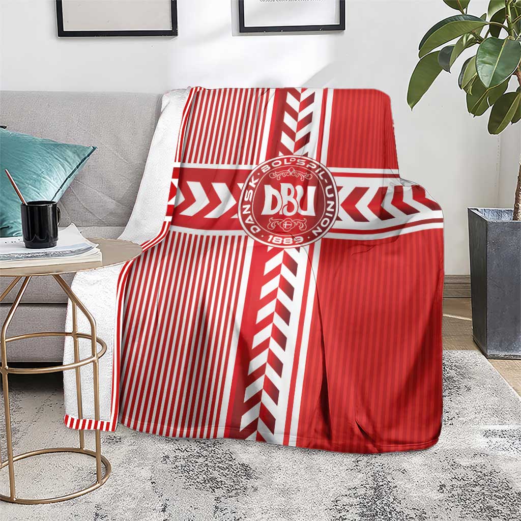 Denmark National Football Blanket The Red and Whites Sporty Style - Wonder Print Shop
