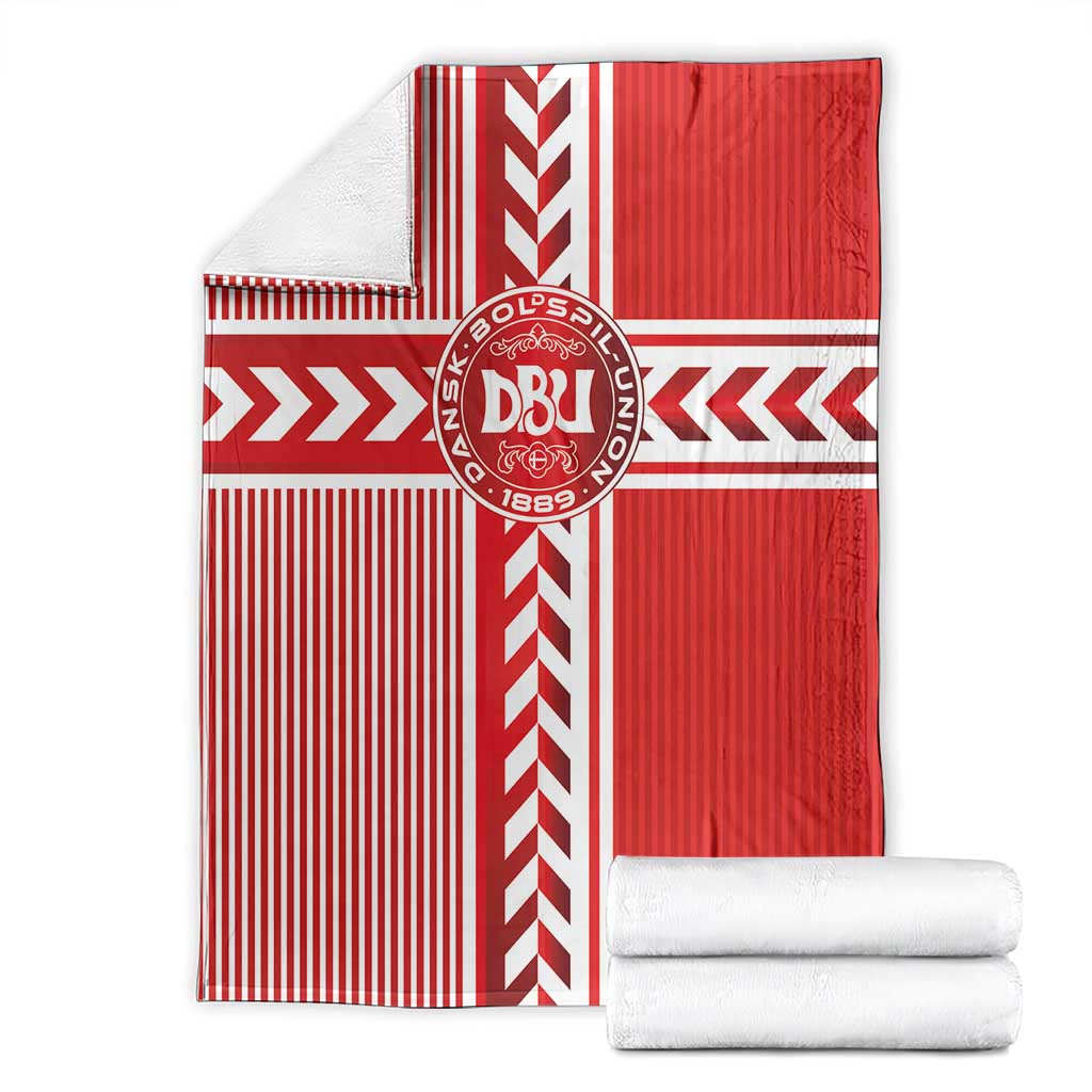 Denmark National Football Blanket The Red and Whites Sporty Style - Wonder Print Shop